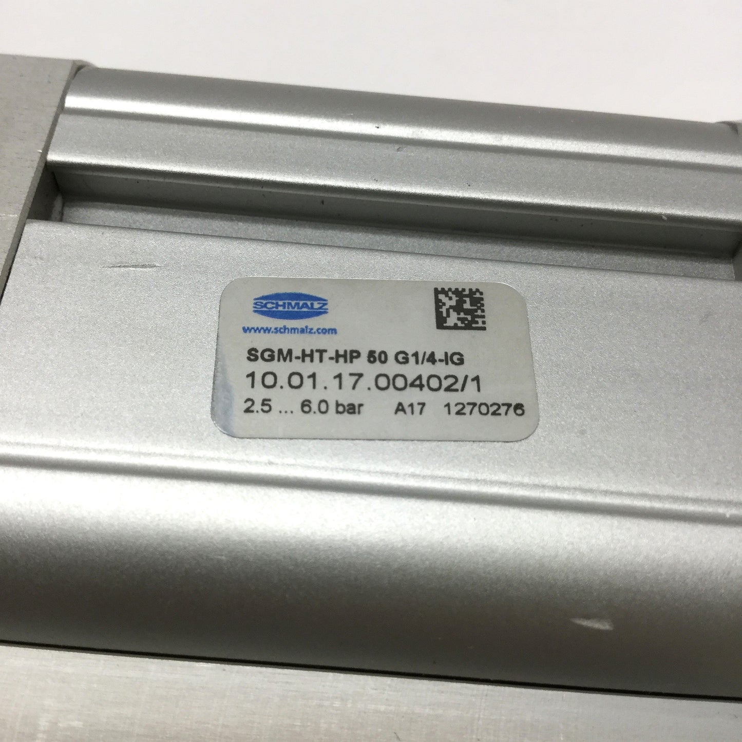Used Schmalz SGM-HT-HP 50 G1/4-IG Bistable Magnetic Sheet Metal Gripper 520N 2.5-6bar