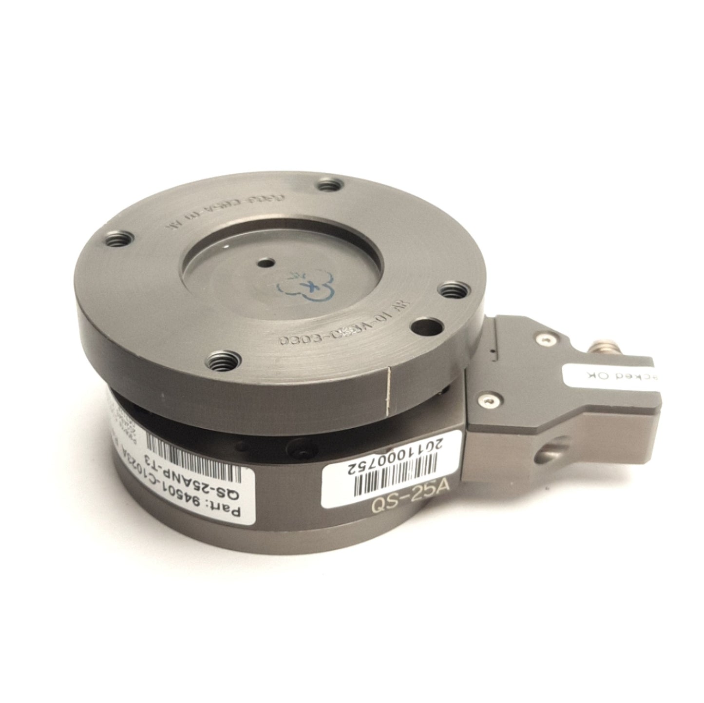 Used Applied Robotics QS-25ANP-T3 QuickStop Robot Collision Sensor *Adapter Plate*