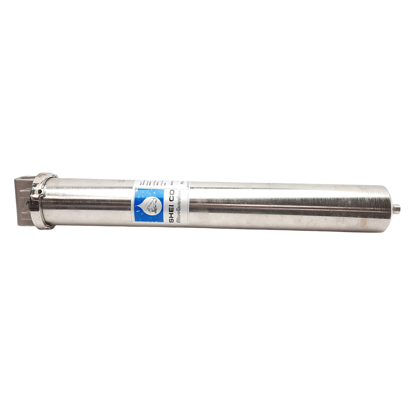 Used Shelco CSF-808-222 Single Cartridge Filter Housing, 300PSIG, 1in NPT, 316L SS