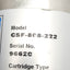 Used Shelco CSF-808-222 Single Cartridge Filter Housing, 300PSIG, 1in NPT, 316L SS