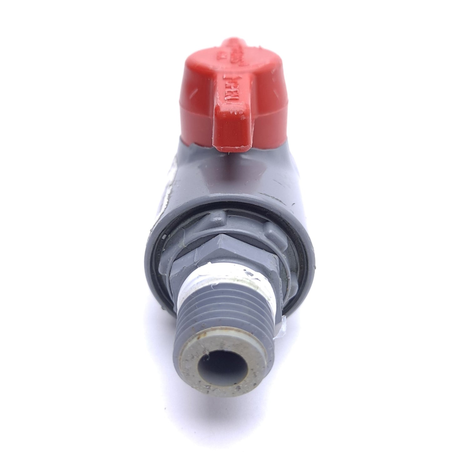 Used Spears 1529-002C Lab Ball Valve, CPVC, 150psi, 1/4in MNPT, 3-7/8in Length