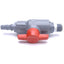Used Spears 1529-002C Lab Ball Valve, CPVC, 150psi, 1/4in MNPT, 3-7/8in Length