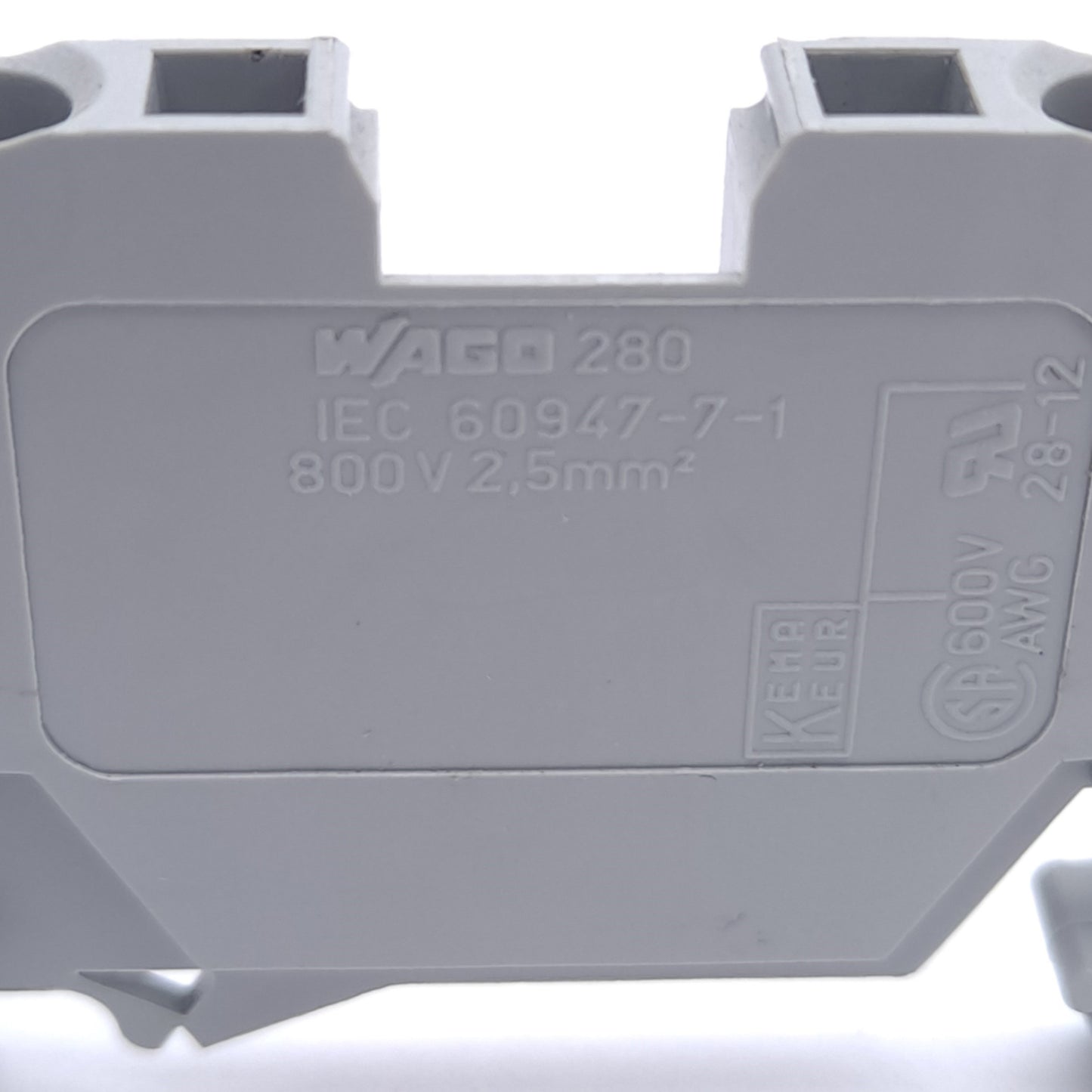 Used Lot of 14 Wago 280-601 Terminal Block, 2-Conductor, 1-Level, DIN Rail, 800V 24A