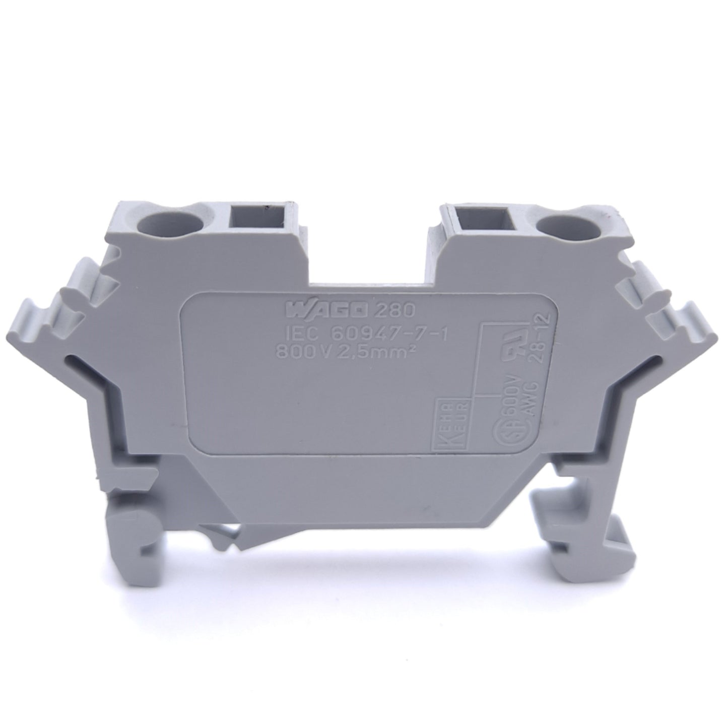 Used Lot of 14 Wago 280-601 Terminal Block, 2-Conductor, 1-Level, DIN Rail, 800V 24A