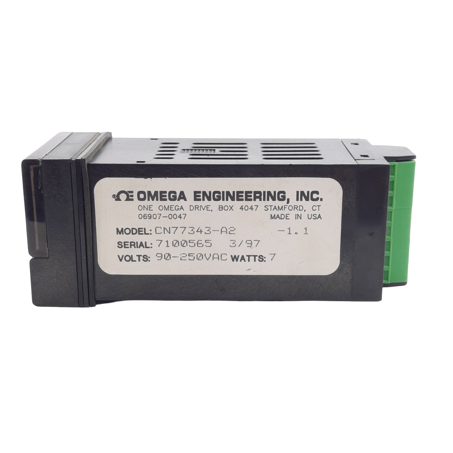 Used Omega CN77343-A2 Micromega Autotune PID Temperature/Process Controller 90-250VAC
