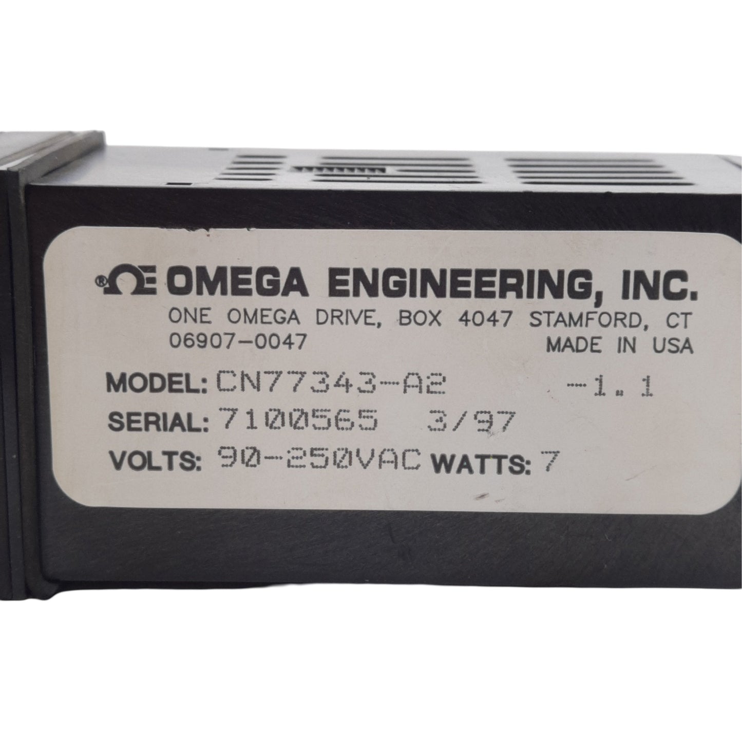 Used Omega CN77343-A2 Micromega Autotune PID Temperature/Process Controller 90-250VAC
