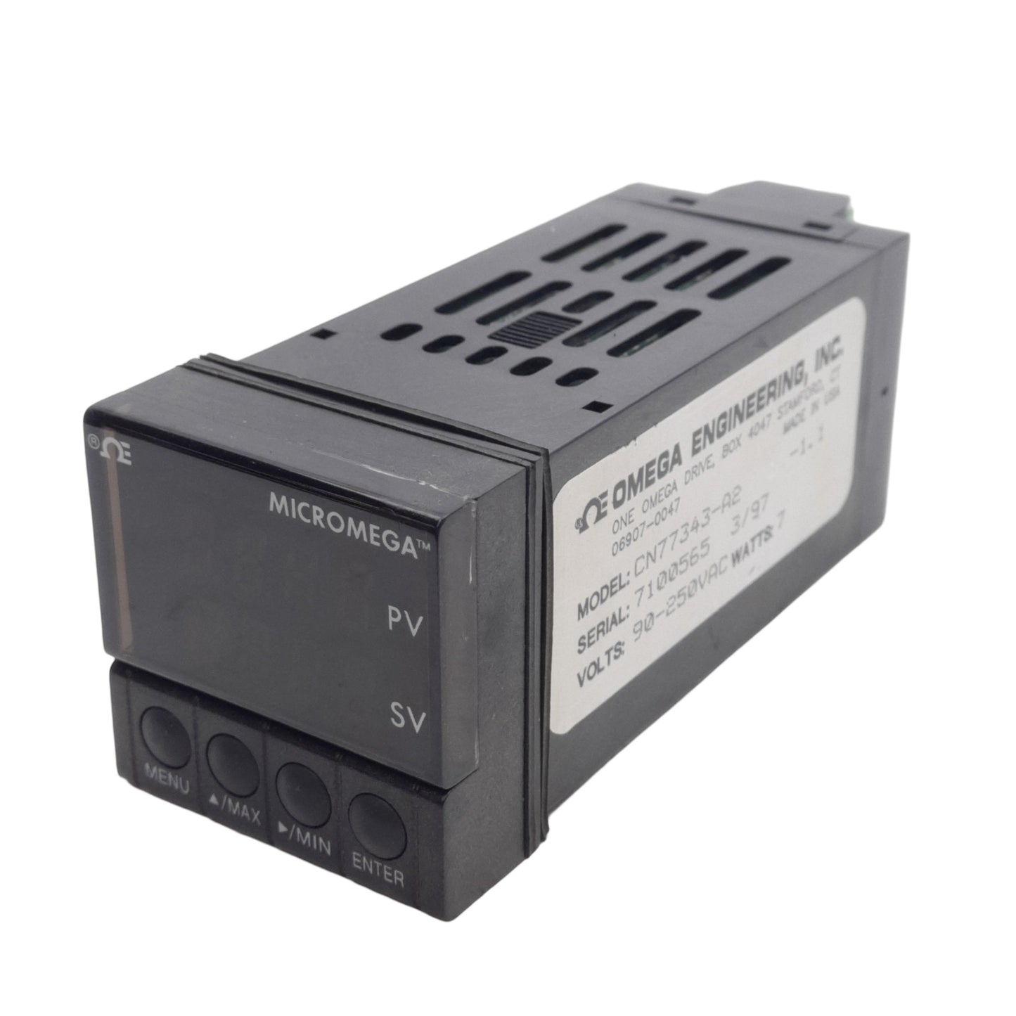 Used Omega CN77343-A2 Micromega Autotune PID Temperature/Process Controller 90-250VAC