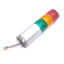 Used Patlite LME-302UFBW-RYG LED Signal Tower, ø60mm, 24VAC/DC, Red/Amber/Green