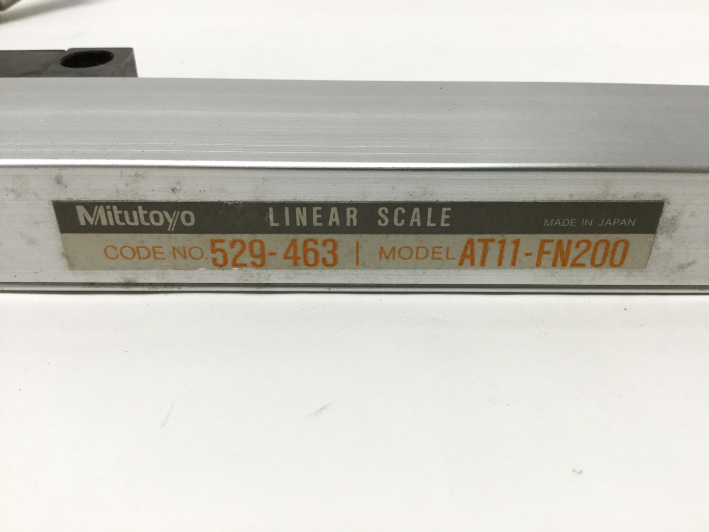 Used Mitutoyo AT11-FN200 Linear Scale Encoder, 200mm Measuring Length, 1µm Resolution