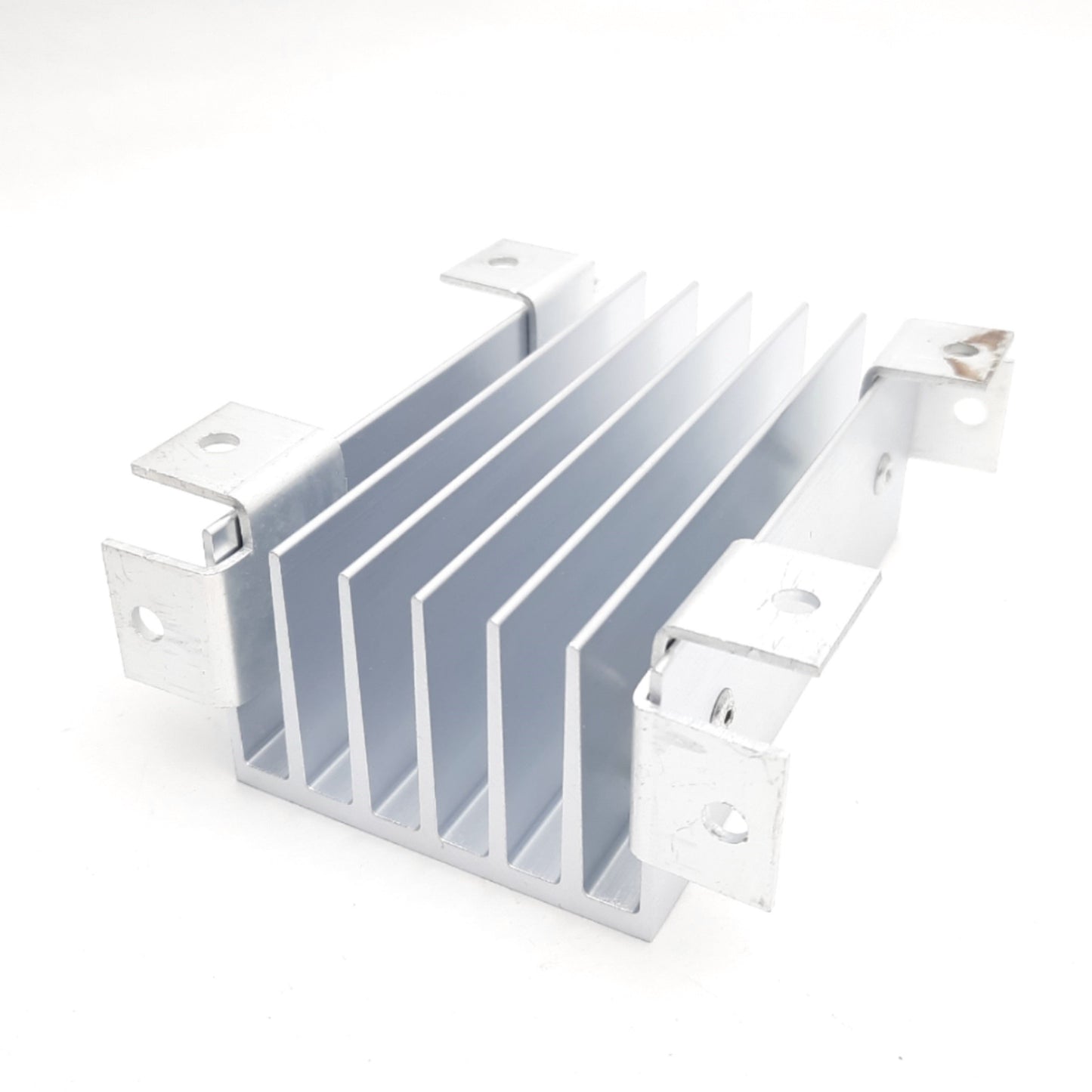 Used NTE Electronics R95-187 Aluminum Heat Sink For RS3 Relays, 4.12 x 1.60 x 3.36in