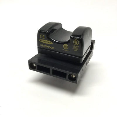 Used Banner OTBVN6QD Opto-Touch Momentary Action Switch 10-30VDC, NPN w/ Swivel Mount