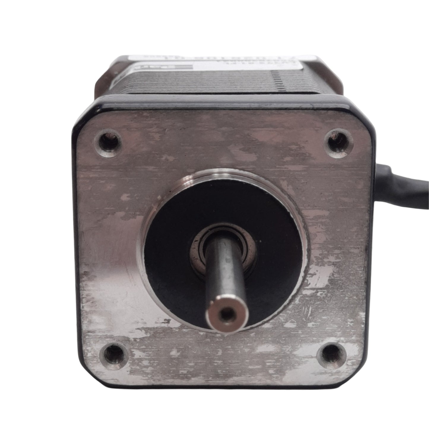 Used Parker LV173-01-FL Stepper Motor, 93oz-in, 0.85/1.77Arms, ø5mm Shaft, NEMA 17