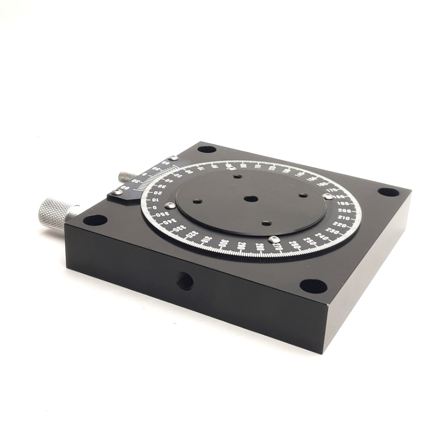 Used Parker 10001 Rotary Positioner Stage, 360° Range, ø2.75" Table, 120:1 Ratio