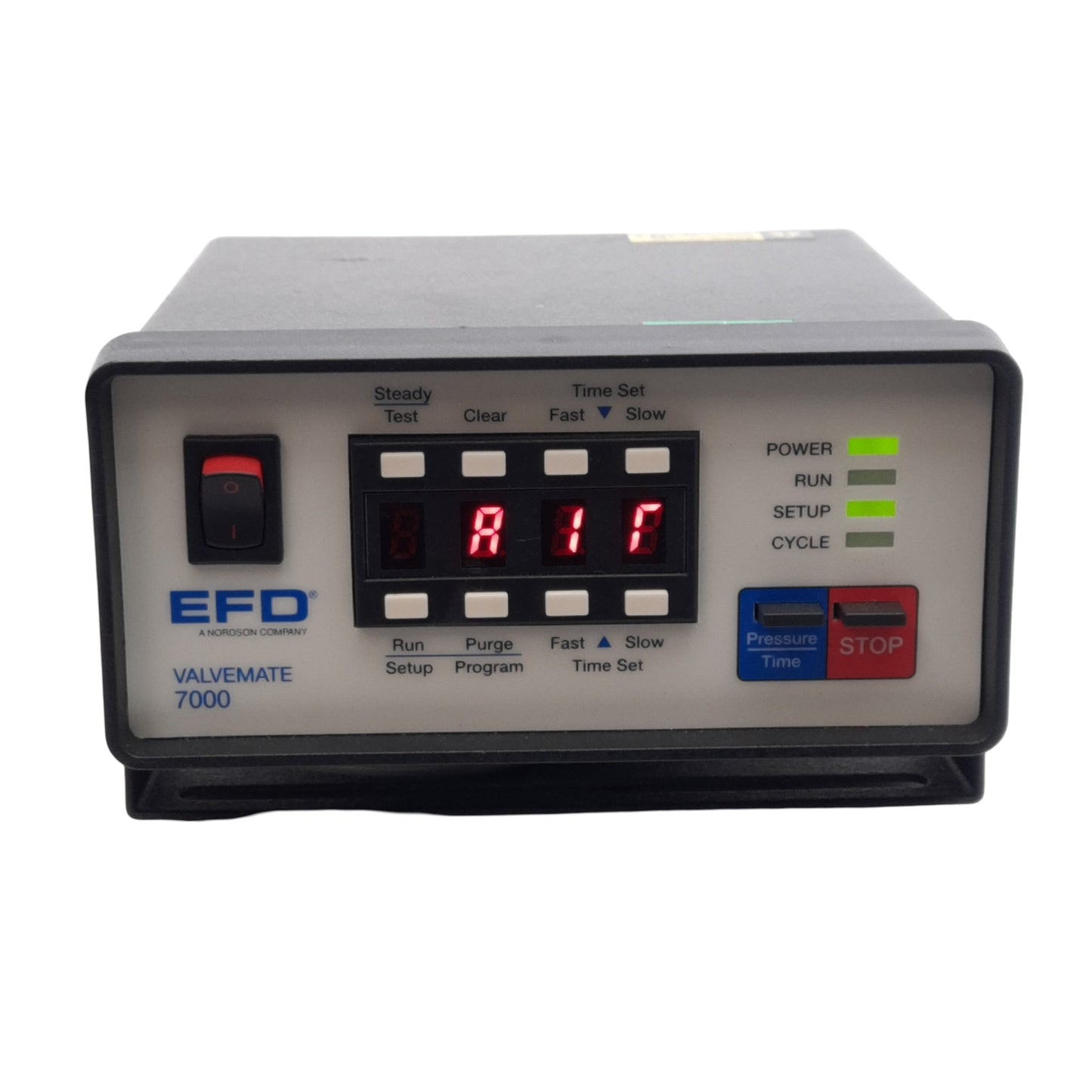 Used EFD 7020485 ValveMate 7000 Controller 100/120/220VAC 6/5VA Supply 70PSI 1.5SCFM