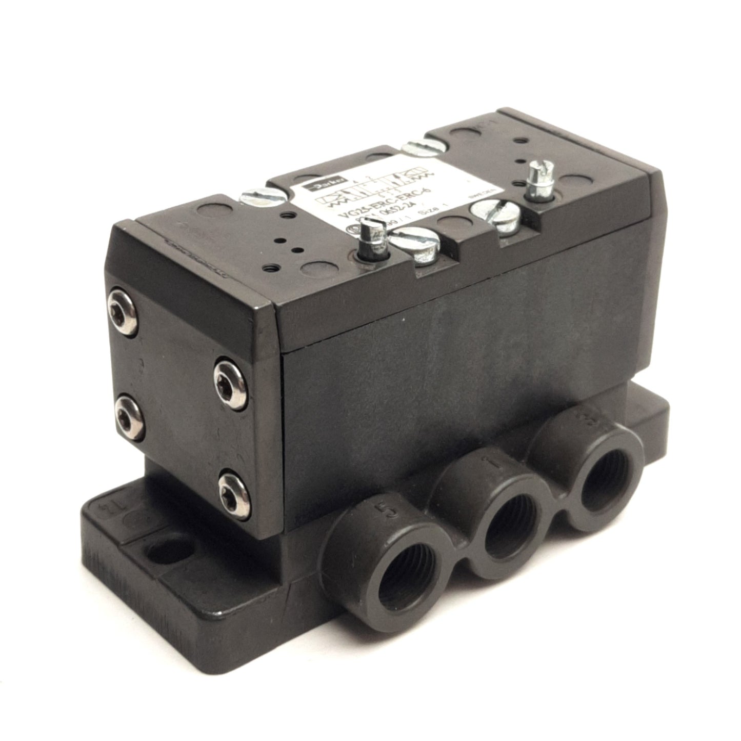 Used Parker VG25-ERC-ERC-6 FlexFlow Diectional Control Valve, 3-Pos 5-Port, G1/4