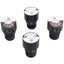 Used Lot of 4 SMC G15-P10-N01 Pressure Gauge, ø15mm, 0-150PSI, 1/8in NPT, 10-32 Port