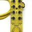 Used Brad Harrison BTY801N-FBB Junction Splitter Box 8-Port, M12 5-Pole, 4-Wire, NPN