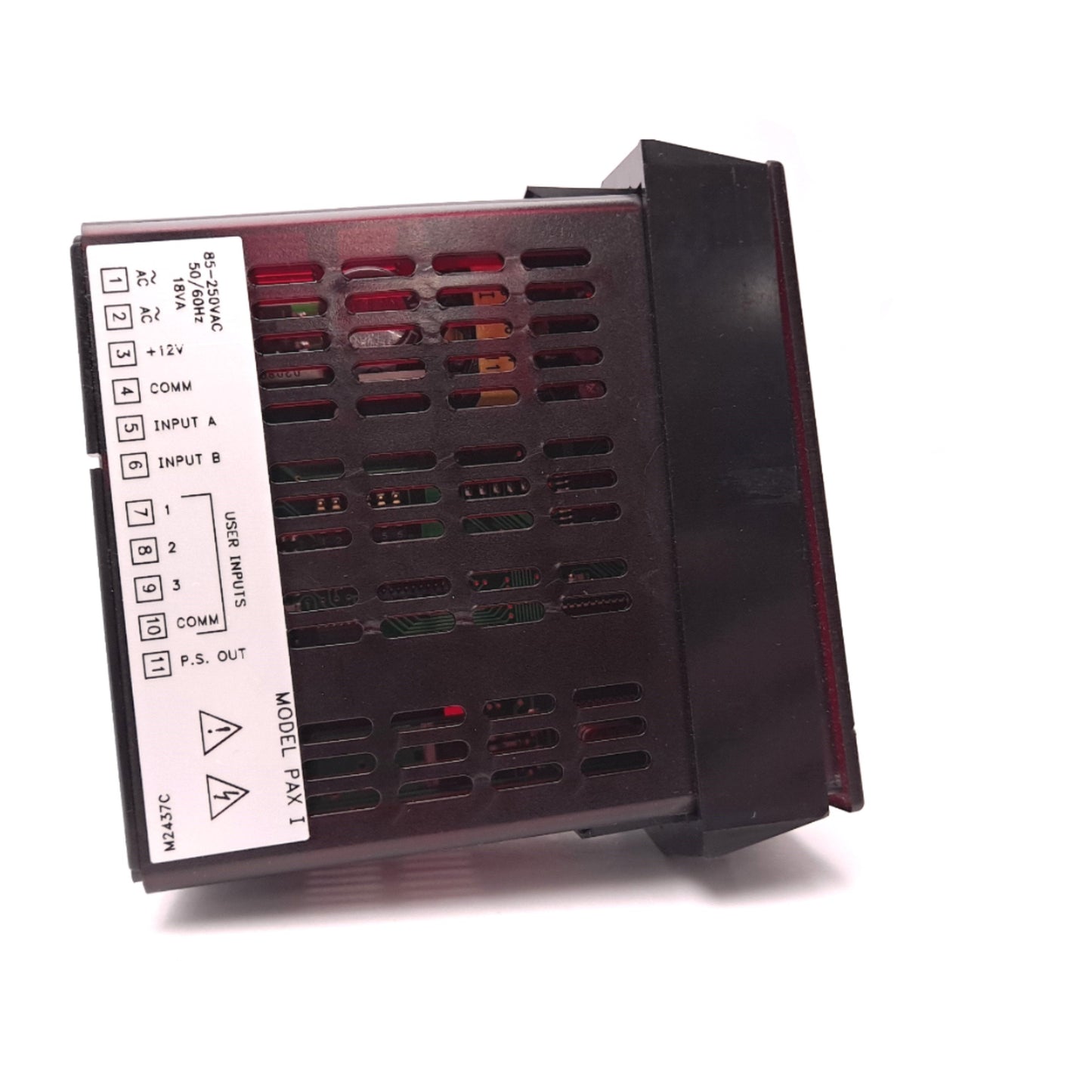 Used Red Lion PAXI0000 Digital Input 6 Digit LED Panel Meter 1/8" DIN 85-250VAC