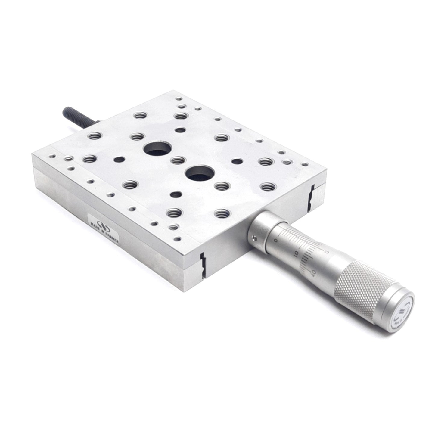 Used Newport UMR8.25 Precision Linear Stage 22mm Travel 80 x 92mm Stage M6/M4 Thread