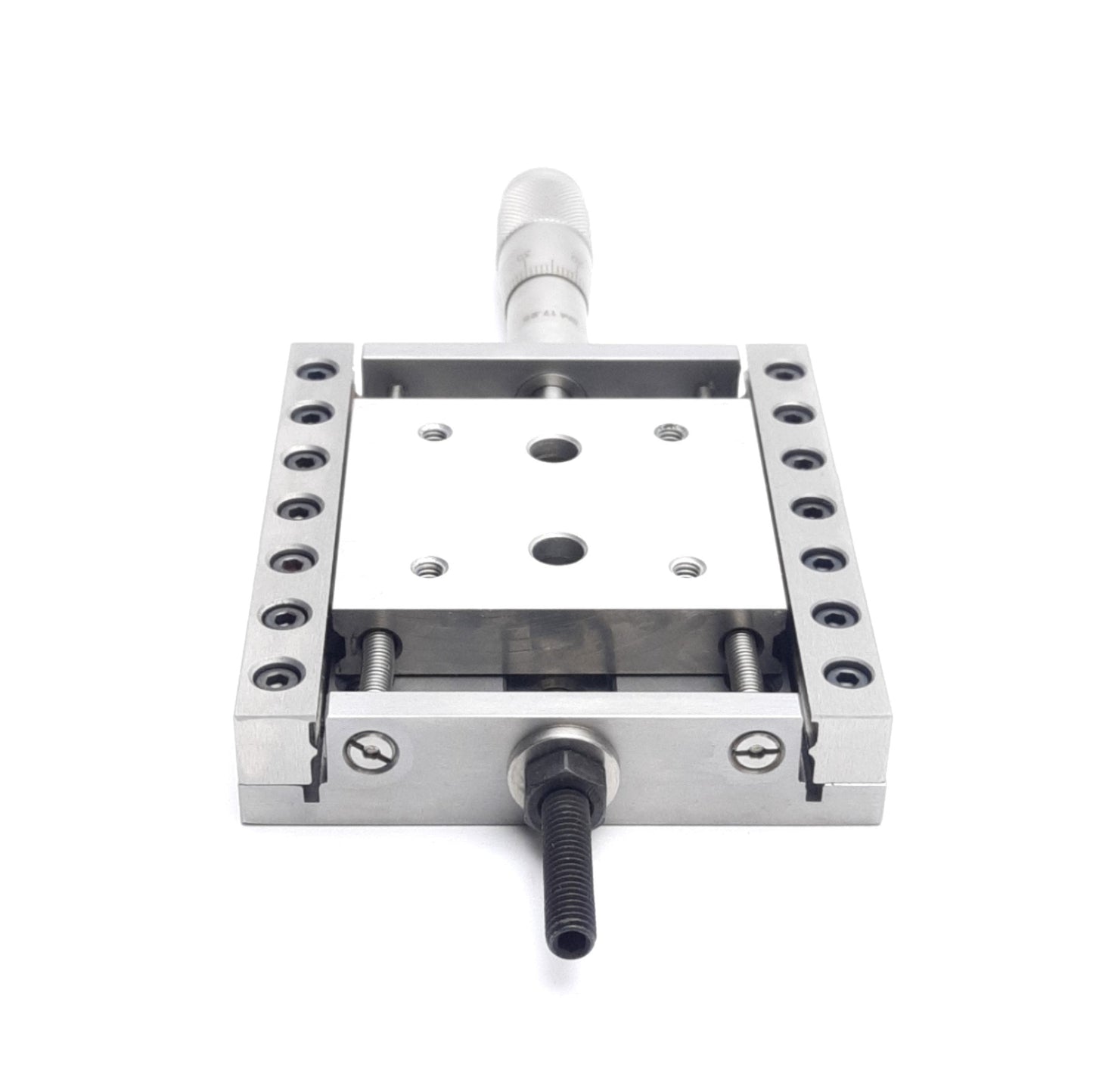 Used Newport UMR8.25 Precision Linear Stage 22mm Travel 80 x 92mm Stage M6/M4 Thread