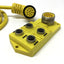 Used Brad Harrison BTY401N-FBB Junction Splitter Box 4-Port, M12 5-Pole, 4-Wire, NPN