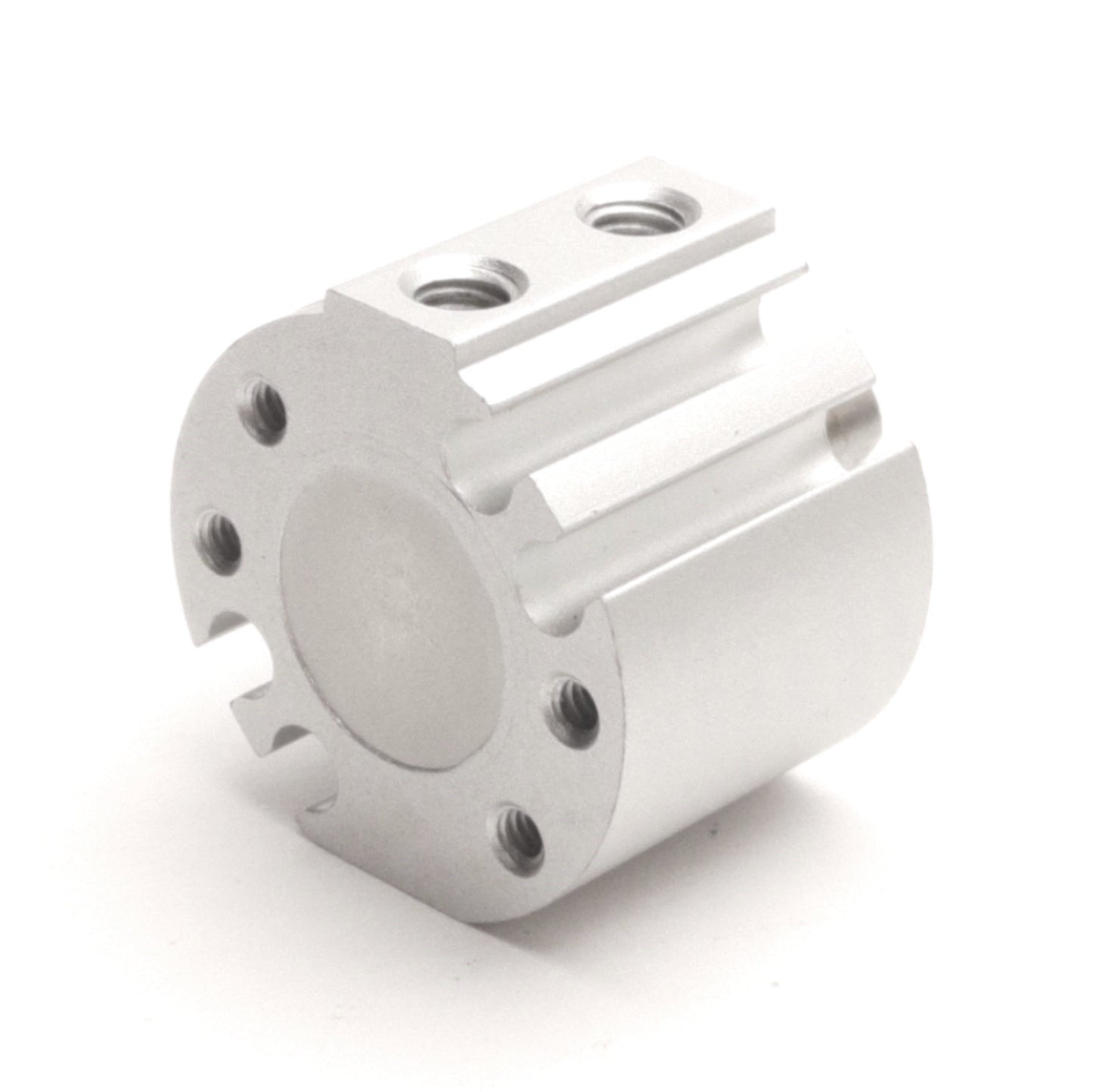 Used SMC NCQ8A056-025 Compact Cylinder, Stroke: 1/4", Bore: 9/16", Ports: 10-32