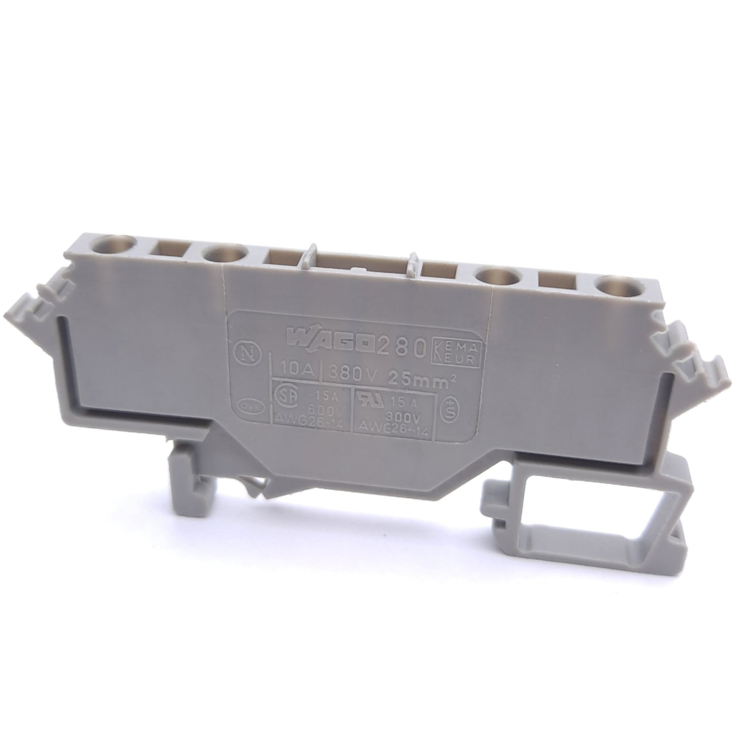 Used Lot of 15 Wago 280-606 Terminal Block, 4-Conductor, 1-Level, 2-Potential