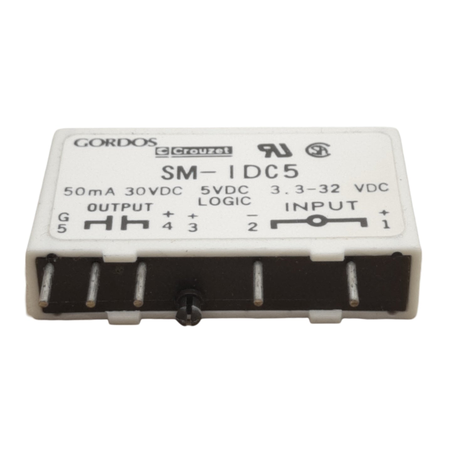 Used Lot of 5 Gordos Crouzet SM-IDC5 Relay Module, 3.3-32VDC Input, 50mA 30VDC Output