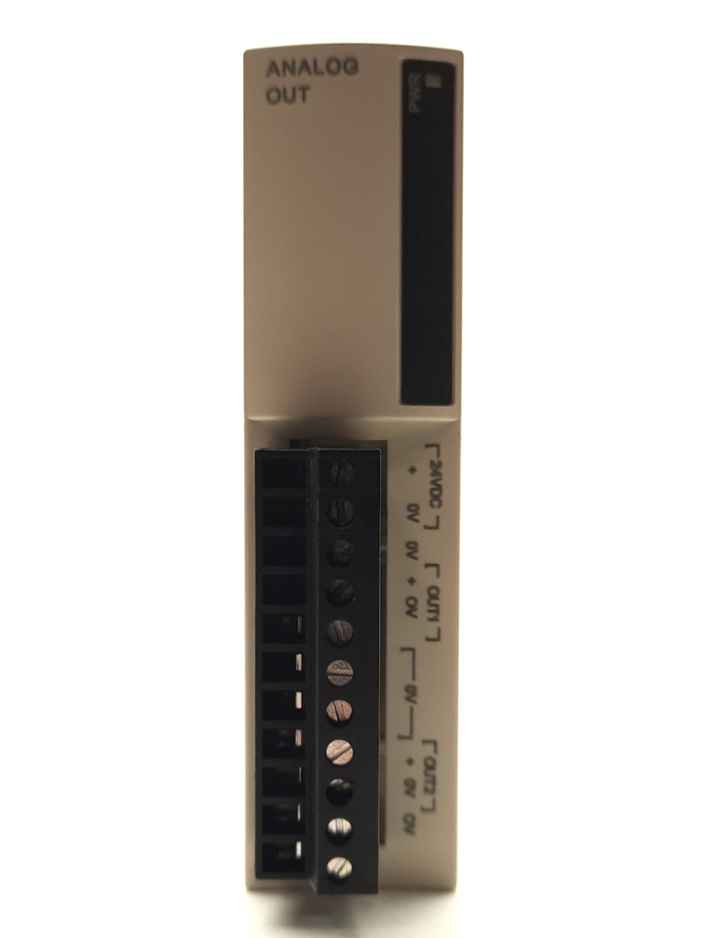 Used Pro-Face EXM-AVO2HT Analog Output Module, 2-Channel +/-10VDC 24VDC