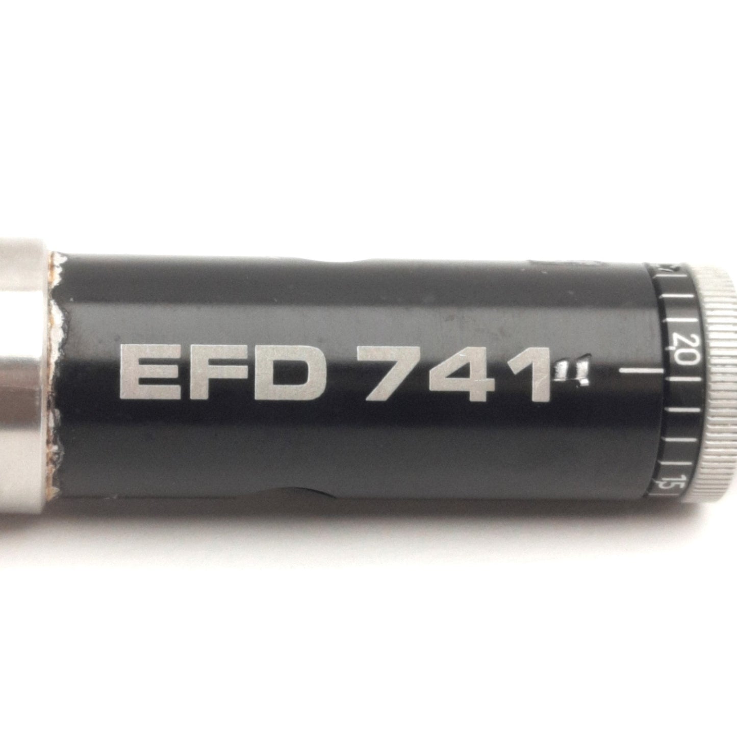 Used Nordson EFD 741V-SS Adjustable Needle Valve 4.8-6.2 bar Actuator, 1/8in NPT