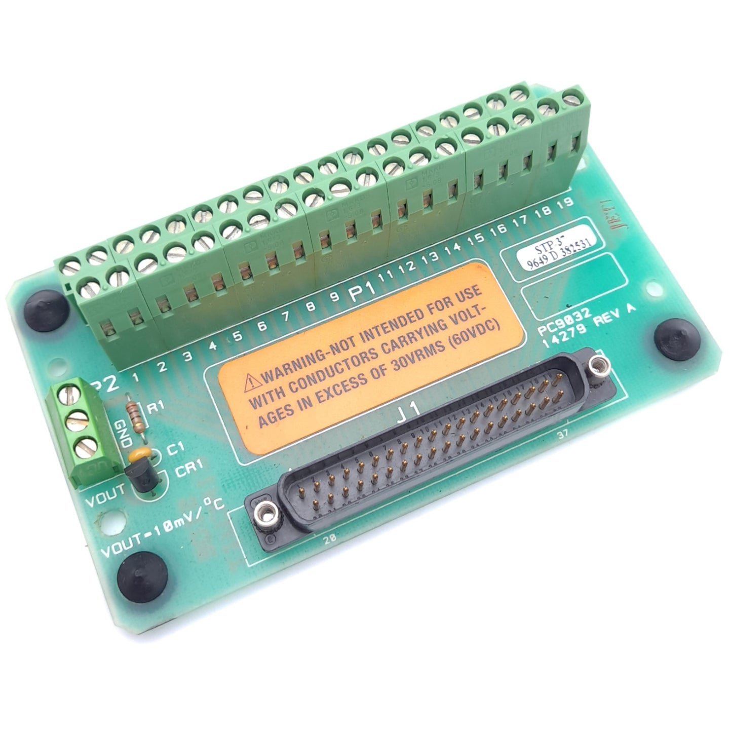 Used Keithley Instruments STP-37 Breakout Module, DB37 Male to 38 Screw Terminals