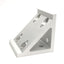 Used Lot of 2 Parker 20-103 Machine Gusset Angle Bracket 77mm x 77mm x 74mm 40-Series