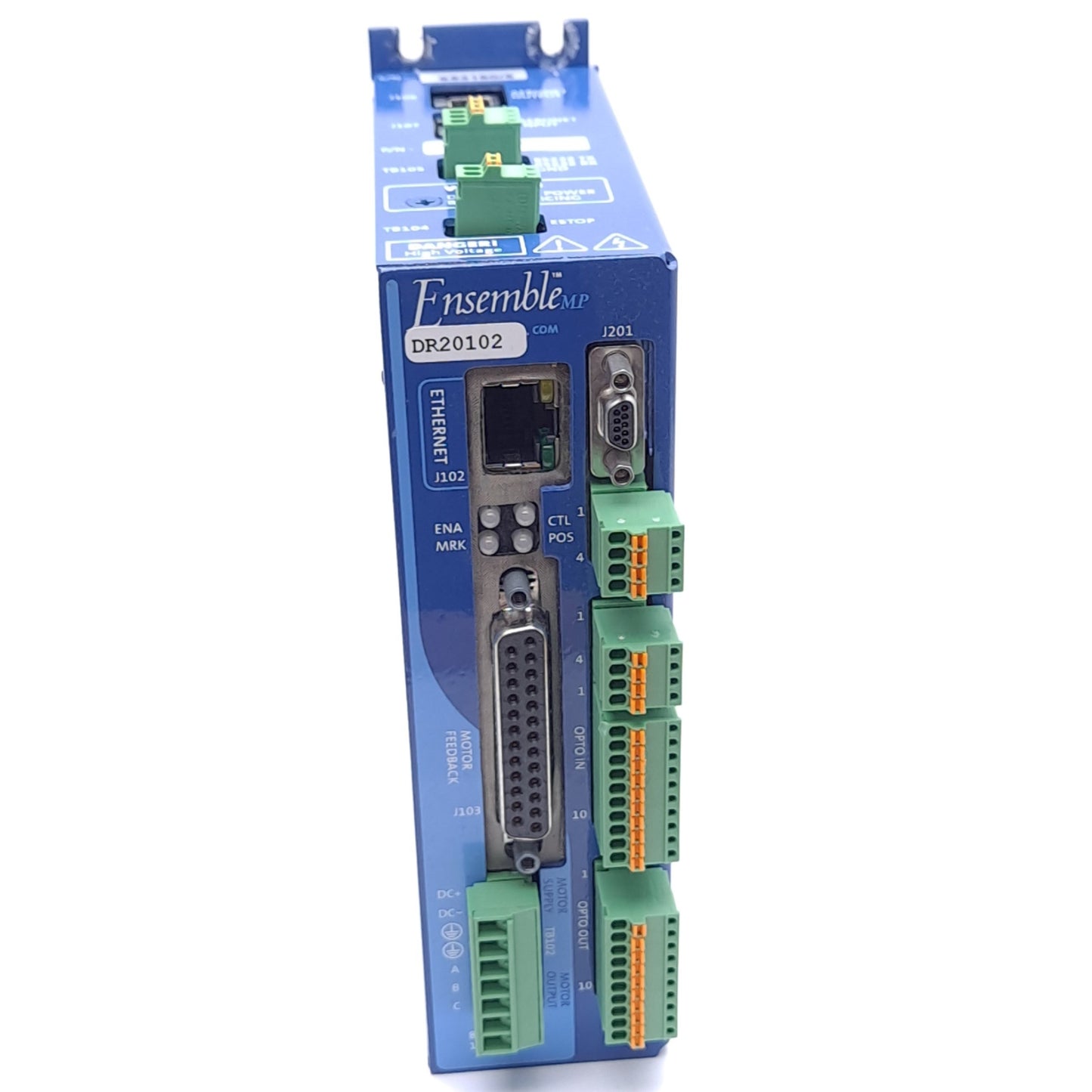 Used Aerotech ENSEMBLEMP10-IO-MXU-EIP Stepper Motor Drive, 1-Axis, Ethernet/RS-232