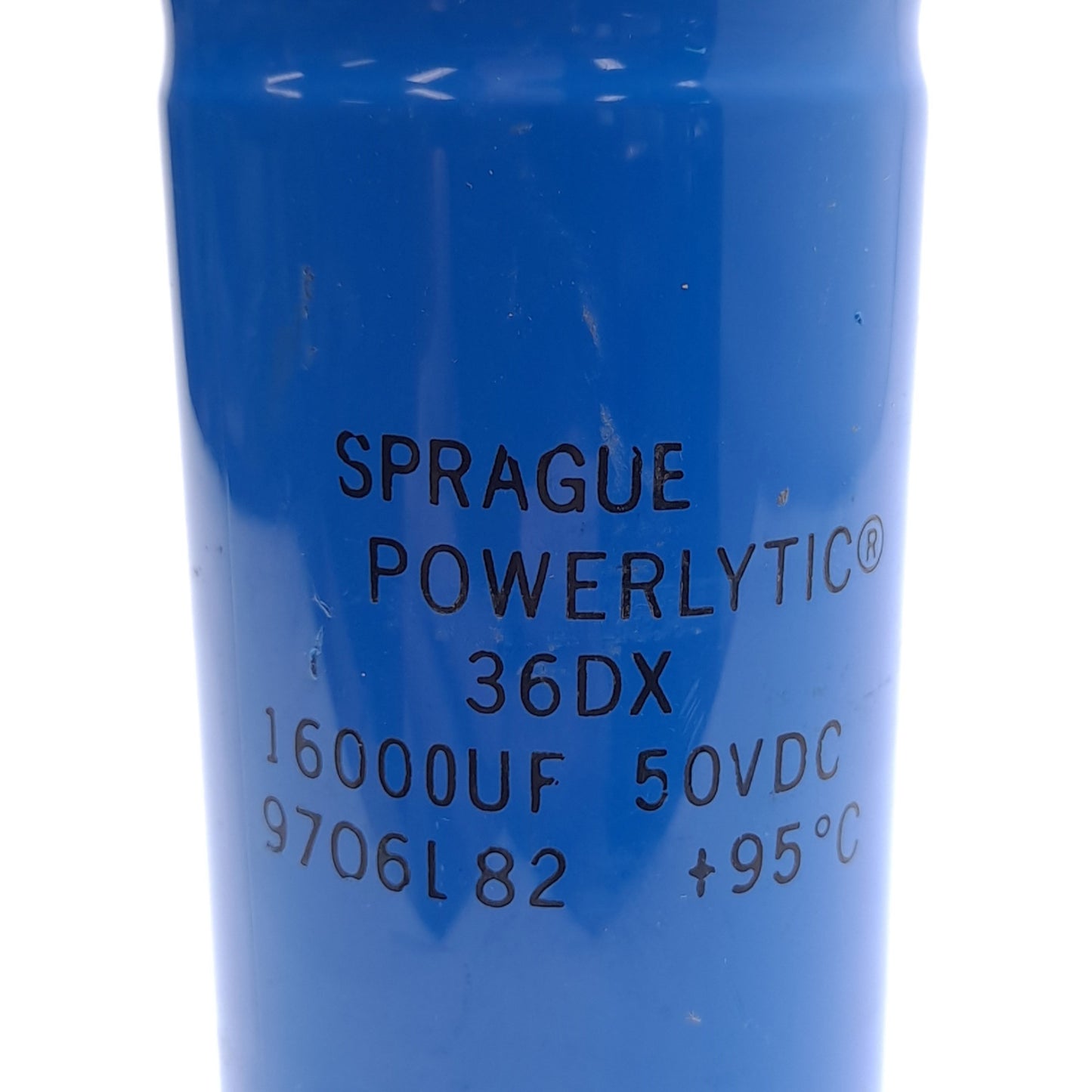 Used Sprague 36DX163G050BC2A Electrolytic Capacitor, Aluminum, 16000µF, 50VDC