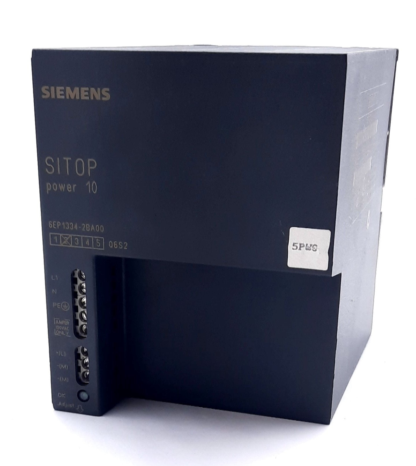 Used Siemens 6EP1334-2BA00 Power Supply Module 120/230VAC, 2.1/5.5A, 24VDC, 10A