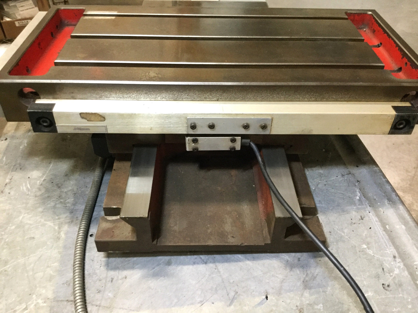 Used Fehlmann KS-200 2-Axis XY Cross Table Manual Stage for Milling Machine 8" x 6"