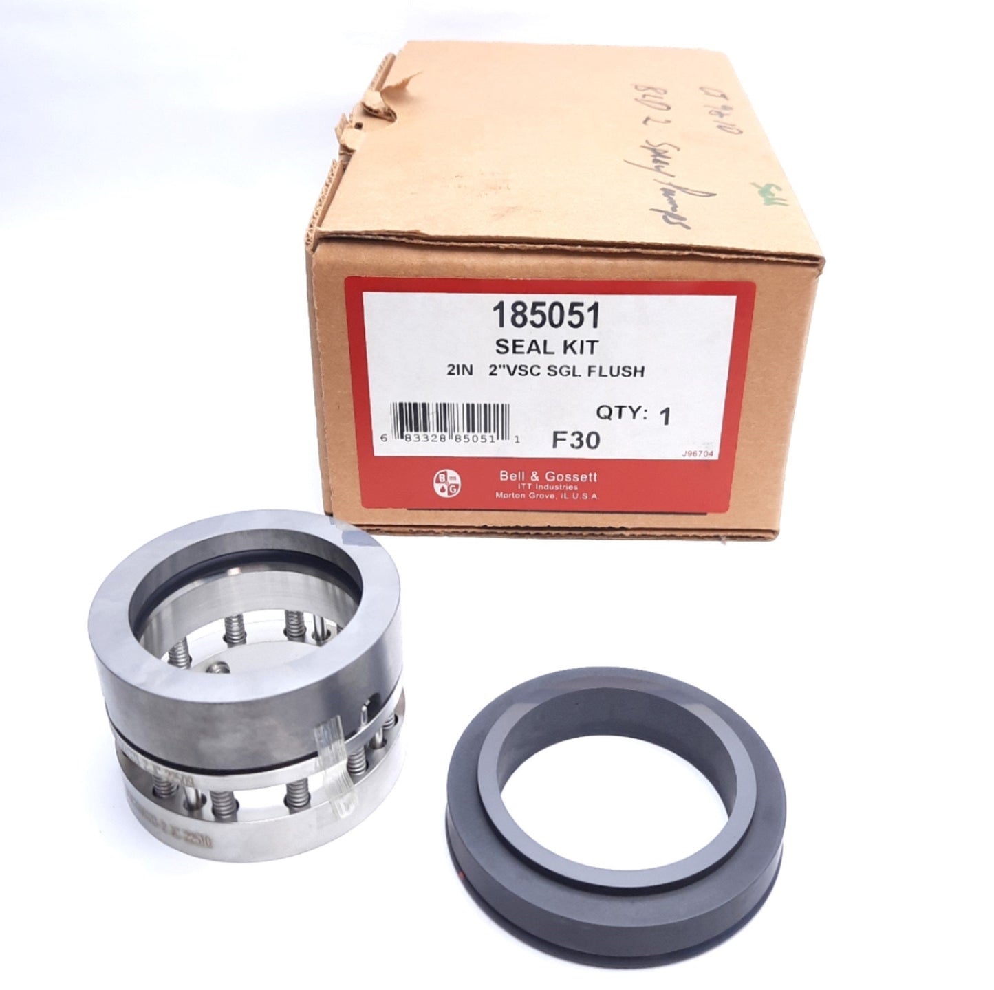 Used Bell & Gossett 185051 Mechanical Spring Seal Kit, 2in, For VSC Stuffing Pumps