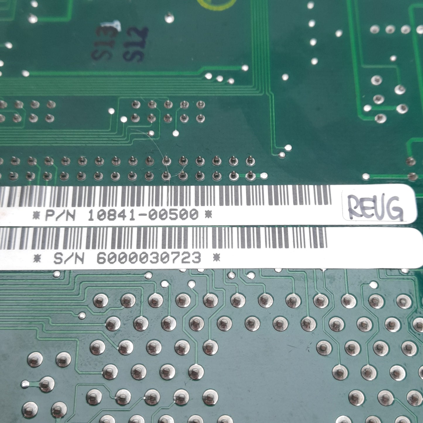 Used Adept 10841-00500 Rev G PCA RSC5 Robot Signature Card 5 Board, Grounded