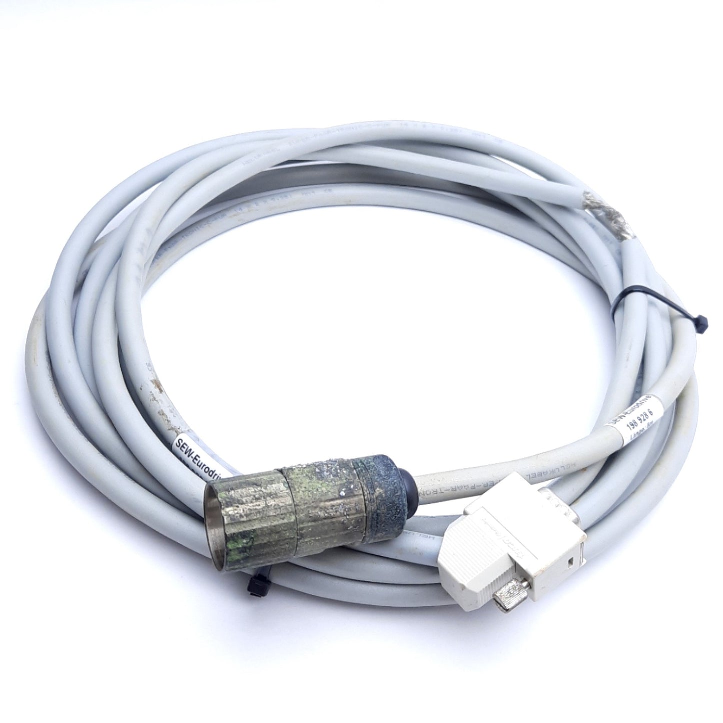 Used SEW-Eurodrive 198 928 6 MOVIDRIVE Resolver Cable W/ PL, 5m Length, For MDS60A