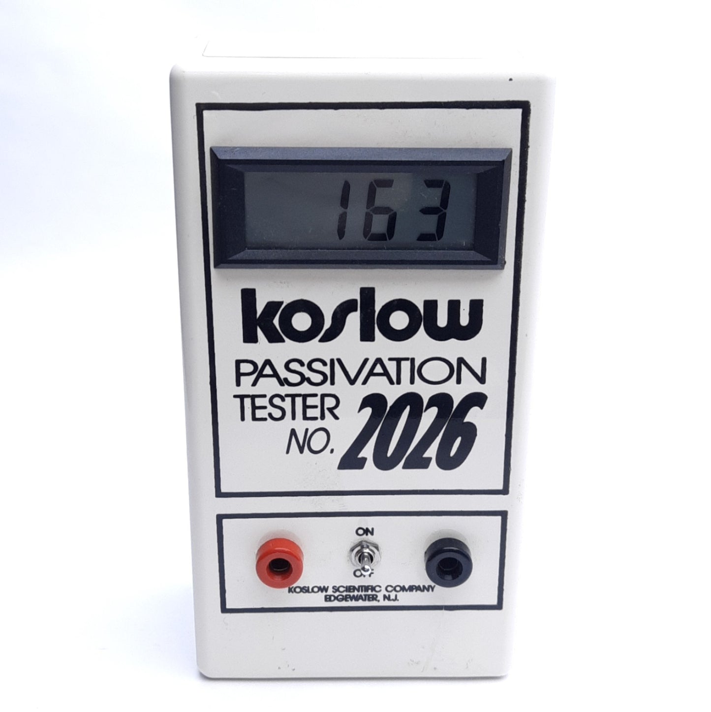 Used Koslow No. 2026 Passi-Tester Passivation Tester For Stainless Steels