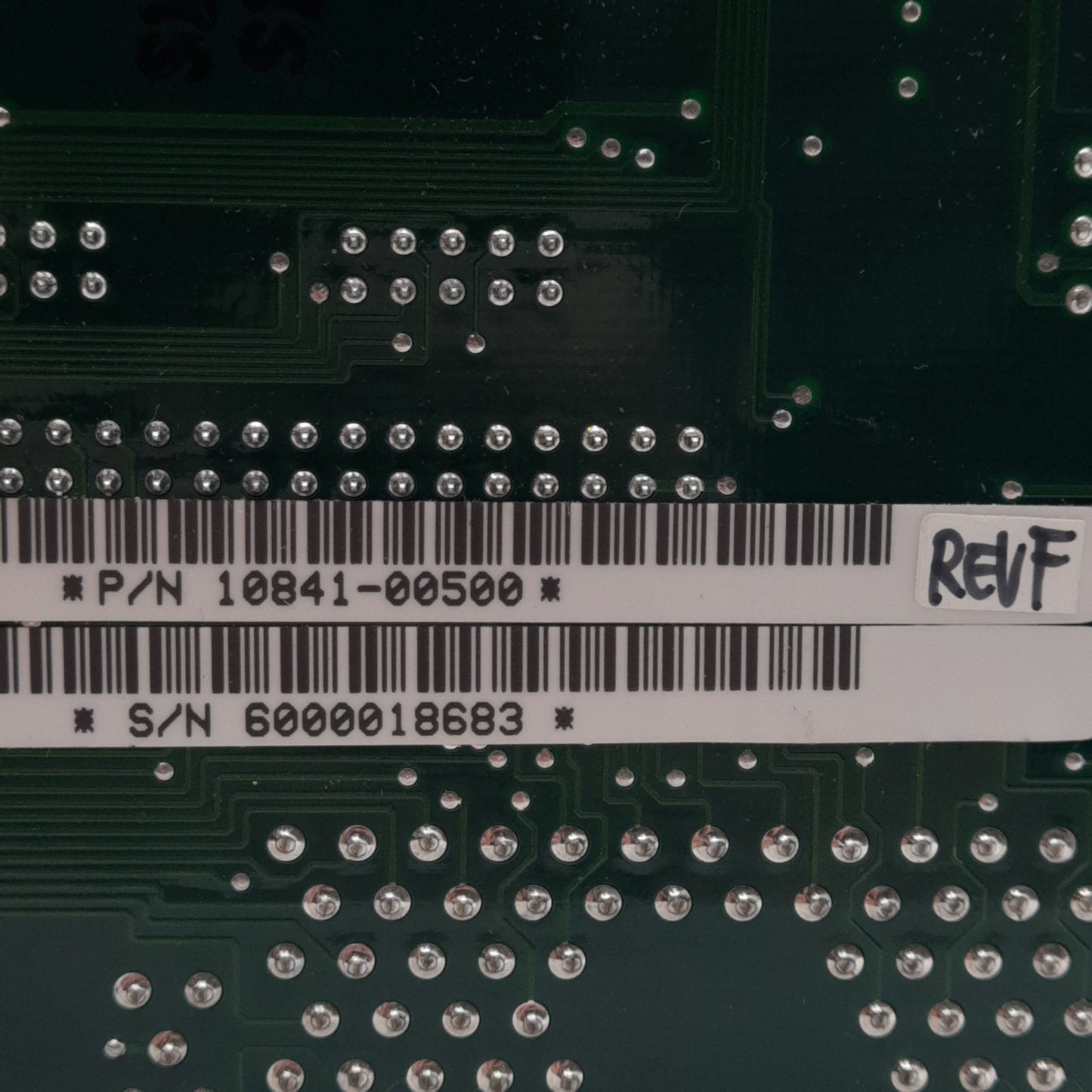 Used Adept 10841-00500 Rev. F PCA RSC5 Robot Signature Card 5 Board, Grounded