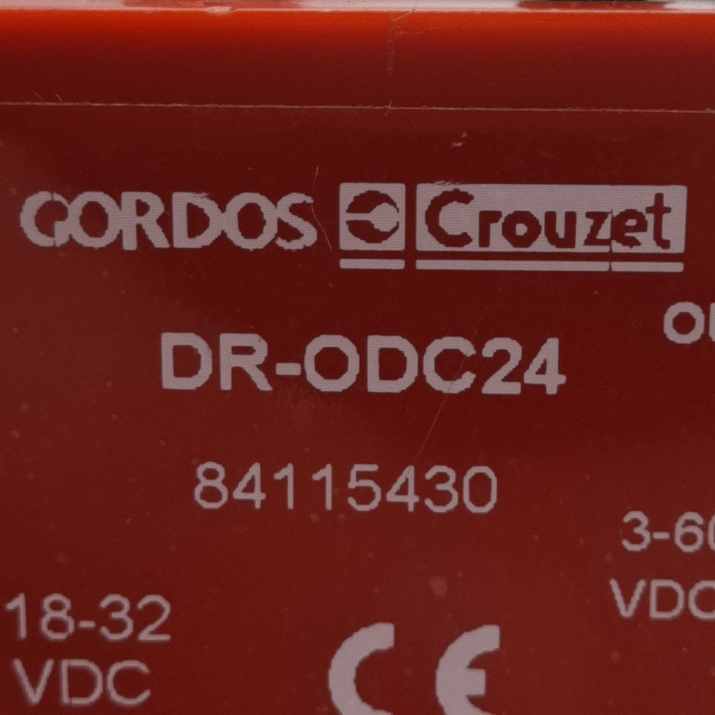 Used Lot of 3 Gordos DR-ODC24 Solid State Relay, 18-32VDC Input, 3A 3-60VDC Output