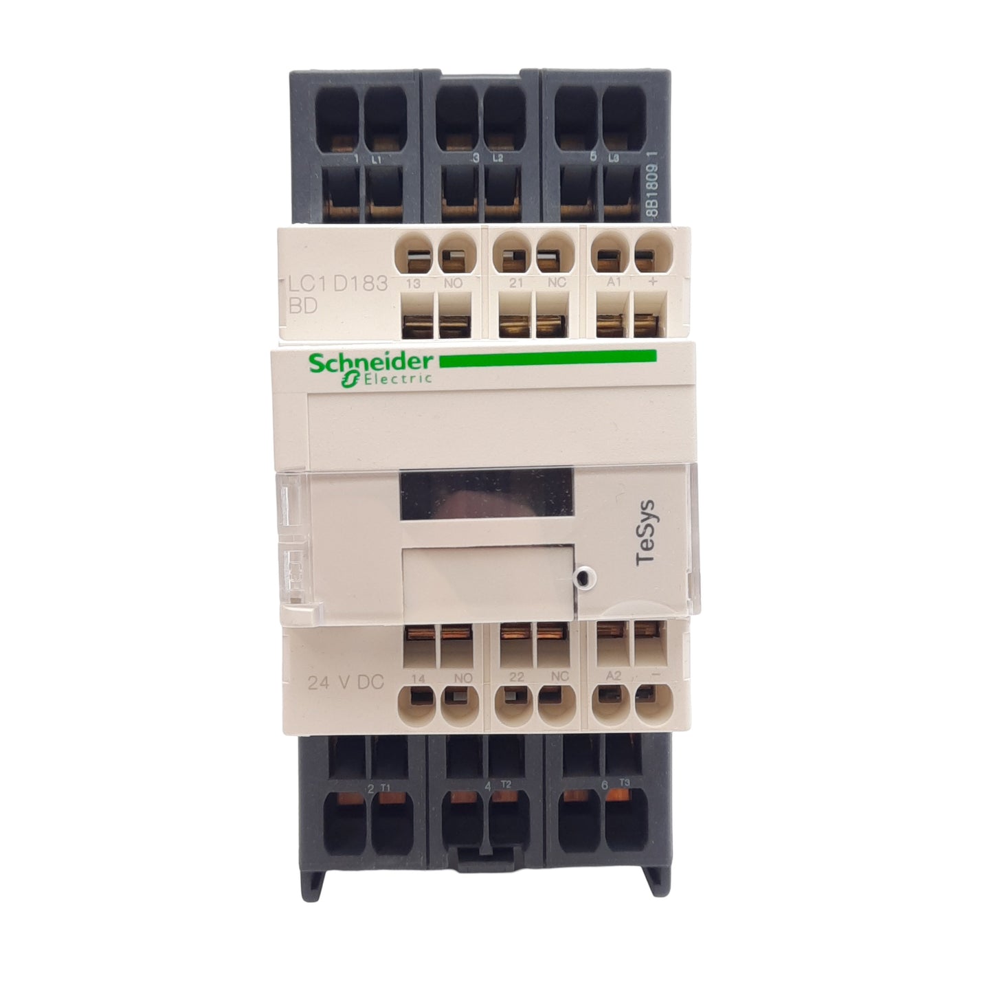 New Schneider Electric LC1D183BD Non-Reversing Contactor, 3-Phase 600VAC, 24VDC Coil