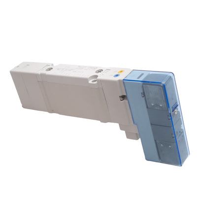 New SMC SY5400-5NZ1-HC Solenoid Valve, 3-Position Exhaust Center, 0.7MPa, 24VDC Coil