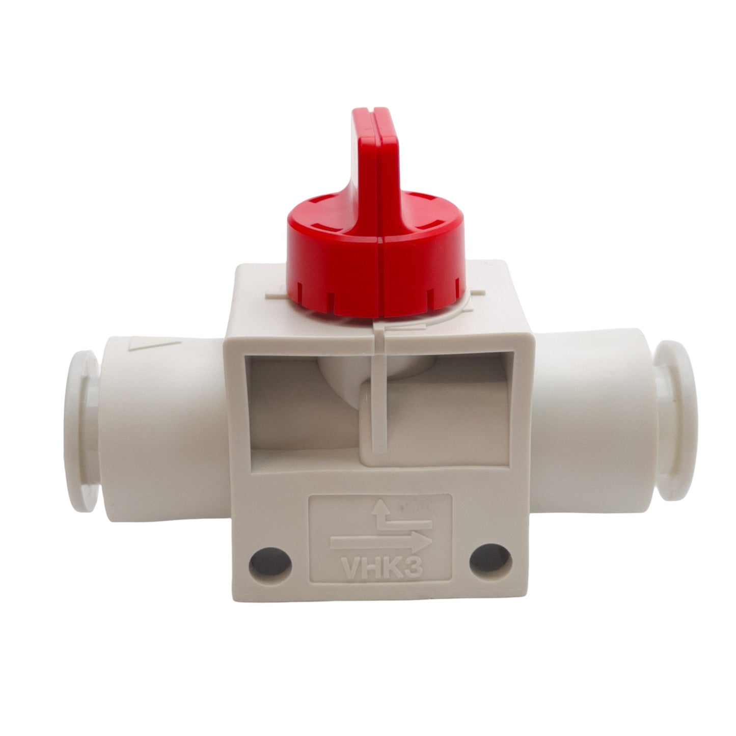 New Lot of 5 SMC VHK3A-10F-10FR Finger Valve, -100kPa to 1.0MPa, ø10mm One-Touch