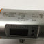Used IFM SM6001 Magnetic Inductive Flow Meter Monitor, 6.6GPM, 19-30VDC, G1/2 Ports