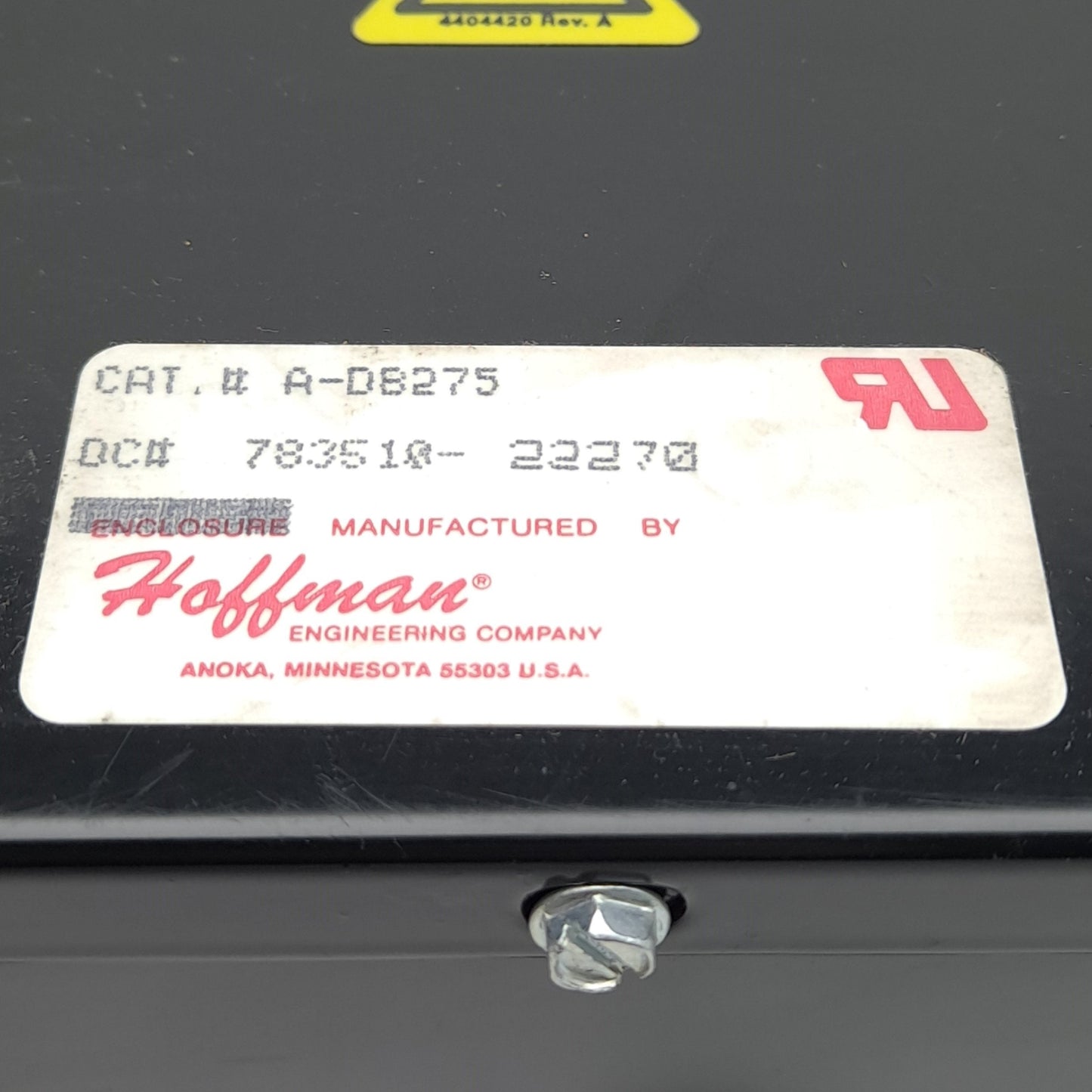 Used nVent Hoffman ADB275 Blower Fan Package, 275CFM,115V 1.2A, 84W, Rack Mount