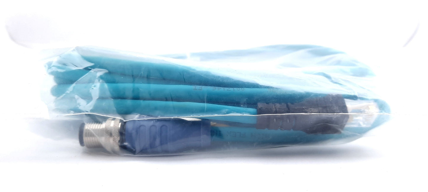 New Turck RSSD RJ45 441-7M Industrial Ethernet Cable M12 Eurofast RJ45 7 Meters