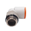 New Lot of 10 SMC KQ2L13-U03N Elbow Fitting -100kPa~1.0MPa, ø1/2in One-Touch, 3/8UNI