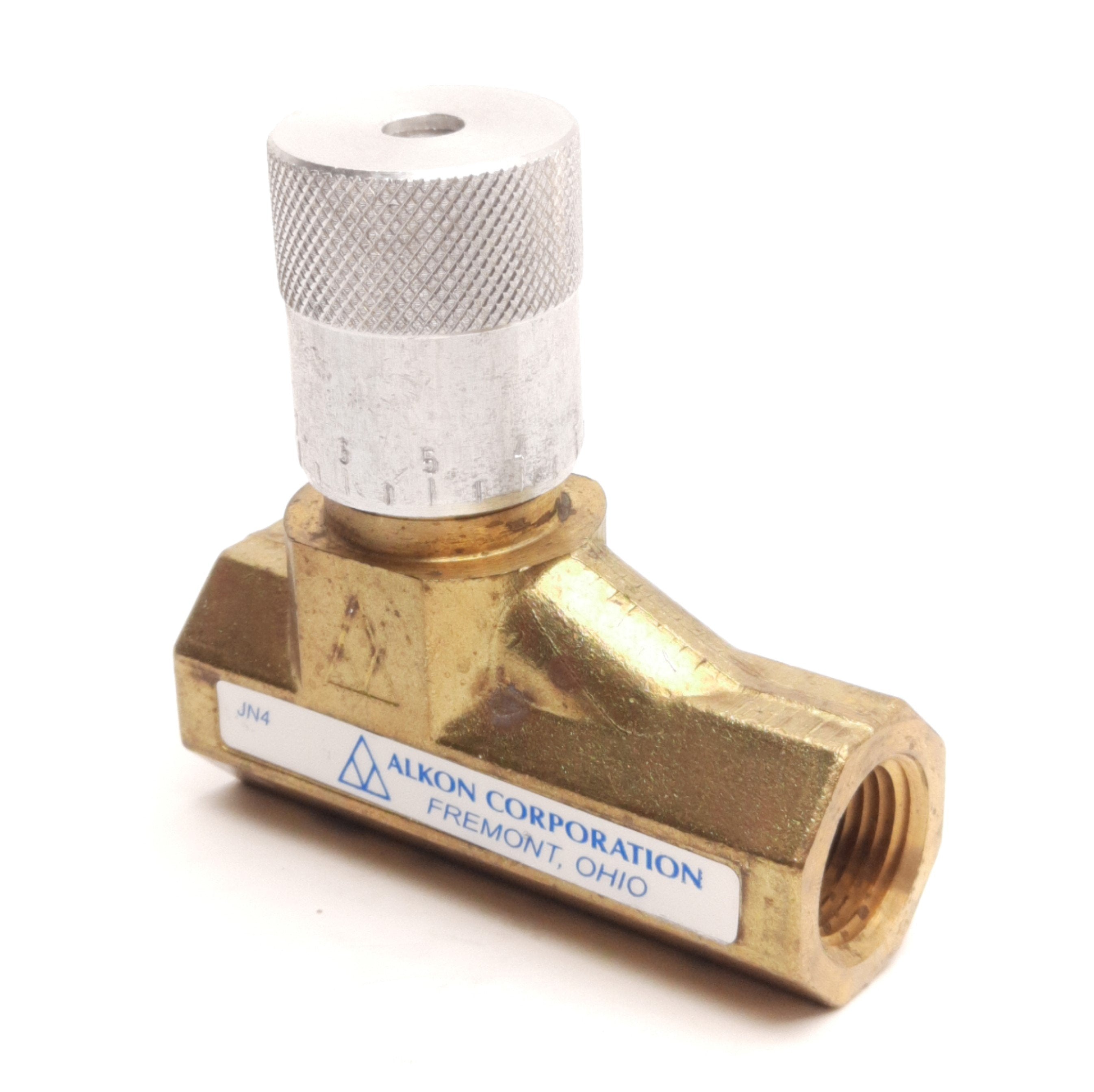 Alkon JN4 Hydrualic Flow Control Valve, Brass, 1/2in NPT Female, 1750L ...